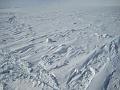 snow drift on igloo